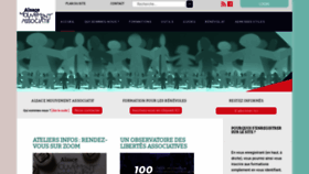 What Alsacemouvementassociatif.org website looked like in 2020 (3 years ago)