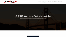 What Aspireww.com website looked like in 2020 (3 years ago)
