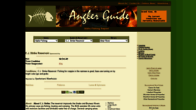 What Anglerguide.com website looked like in 2020 (3 years ago)