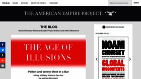 What Americanempireproject.com website looked like in 2020 (3 years ago)