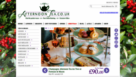 What Afternoontea.co.uk website looked like in 2020 (3 years ago)