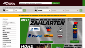 What Autoteile-teufel.de website looked like in 2020 (3 years ago)