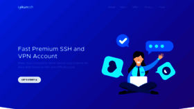 What Akunssh.net website looked like in 2020 (4 years ago)