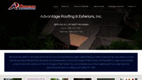 What Advantageroofingandexteriors.com website looked like in 2020 (3 years ago)