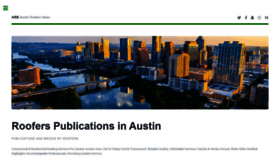 What Austinroofbuilders.com website looked like in 2020 (3 years ago)