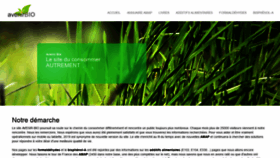 What Avenir-bio.fr website looked like in 2020 (3 years ago)