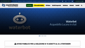 What Acquedottolucano.it website looked like in 2020 (3 years ago)