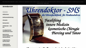What Armbanduhrfachklinik.de website looked like in 2020 (3 years ago)