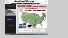 What Anytimece.com website looked like in 2020 (3 years ago)