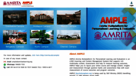 What Ample.amrita.edu website looked like in 2020 (3 years ago)