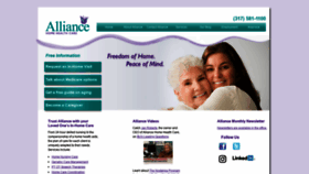 What Alliancehomehealthcare.net website looked like in 2020 (3 years ago)