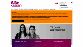What Alfakassan.se website looked like in 2020 (3 years ago)