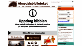 What Almedalsbiblioteket.se website looked like in 2020 (3 years ago)