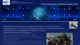 What Adestrer.fr website looked like in 2020 (3 years ago)
