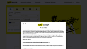 What Autoscout.pl website looked like in 2020 (3 years ago)