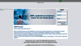 What Abntcolecao.com.br website looked like in 2020 (4 years ago)