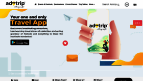 What Adotrip.com website looked like in 2020 (3 years ago)