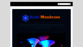 What Archimembrane.com website looked like in 2020 (3 years ago)