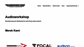 What Audioworkshop.co.id website looked like in 2020 (3 years ago)