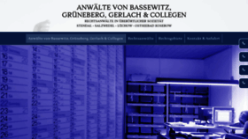 What Anwalt-von-bassewitz.de website looked like in 2020 (3 years ago)