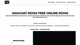 What Asiachat.net website looked like in 2020 (3 years ago)