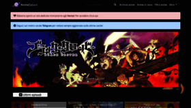 What Animesaturn.it website looked like in 2020 (3 years ago)