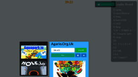 What Agario.org.uk website looked like in 2020 (3 years ago)