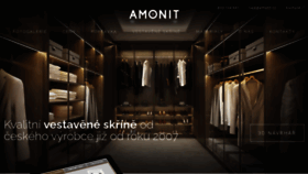 What Amonit.cz website looked like in 2020 (3 years ago)