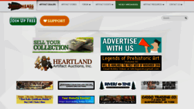 What Arrowheads.com website looked like in 2020 (3 years ago)