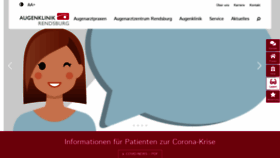 What Augenklinik-rd.de website looked like in 2020 (3 years ago)