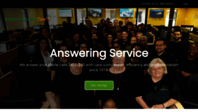 What Answeringservicecare.net website looked like in 2020 (3 years ago)
