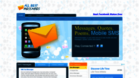 What Allbestmessages.com website looked like in 2020 (3 years ago)