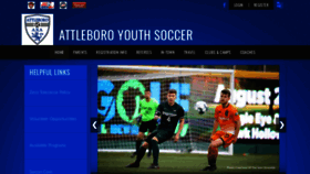 What Attleborosoccer.com website looked like in 2020 (3 years ago)