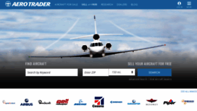 What Aerotrader.com website looked like in 2020 (3 years ago)