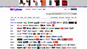 What Allmyfaves.co.uk website looked like in 2020 (5 years ago)