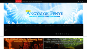 What Angyalokfenye.hu website looked like in 2020 (3 years ago)