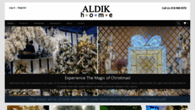 What Aldikhome.com website looked like in 2020 (3 years ago)