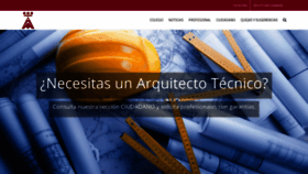 What Aparejadoresou.es website looked like in 2020 (3 years ago)