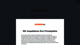 What Advisorworld.ch website looked like in 2020 (3 years ago)