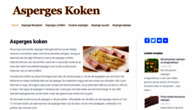 What Aspergeskoken.info website looked like in 2020 (3 years ago)