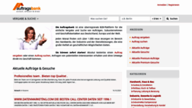 What Auftragsbank.de website looked like in 2020 (3 years ago)