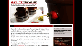 What Absolutechocolatefountains.co.uk website looked like in 2020 (3 years ago)