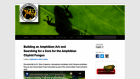 What Amphibianrescue.org website looked like in 2020 (3 years ago)