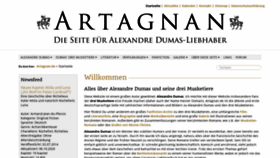 What Artagnan.de website looked like in 2020 (3 years ago)