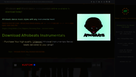 What Afrobeats-world.com website looked like in 2020 (3 years ago)