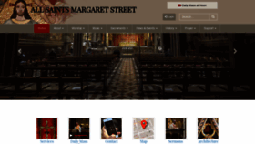 What Allsaintsmargaretstreet.org.uk website looked like in 2020 (3 years ago)
