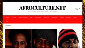 What Afroculture.net website looked like in 2020 (3 years ago)