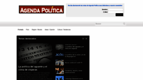What Agendapolitica.com website looked like in 2020 (3 years ago)