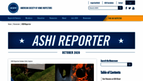 What Ashireporter.org website looked like in 2020 (3 years ago)