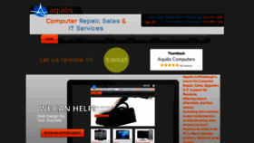 What Aquilis.com website looked like in 2020 (3 years ago)